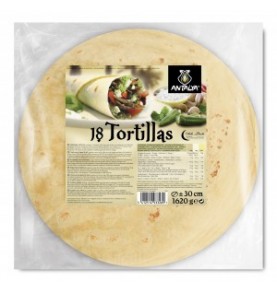 antalya tortilla frais 30 cm x 108 pièces